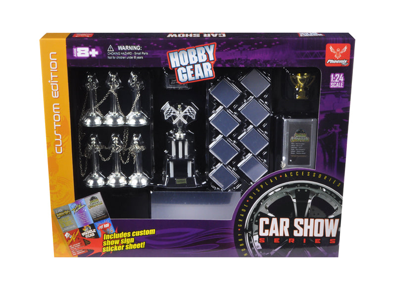 Accessories Car Show Trophy Winner Set Ford 1/24 Diecast Model Cars by