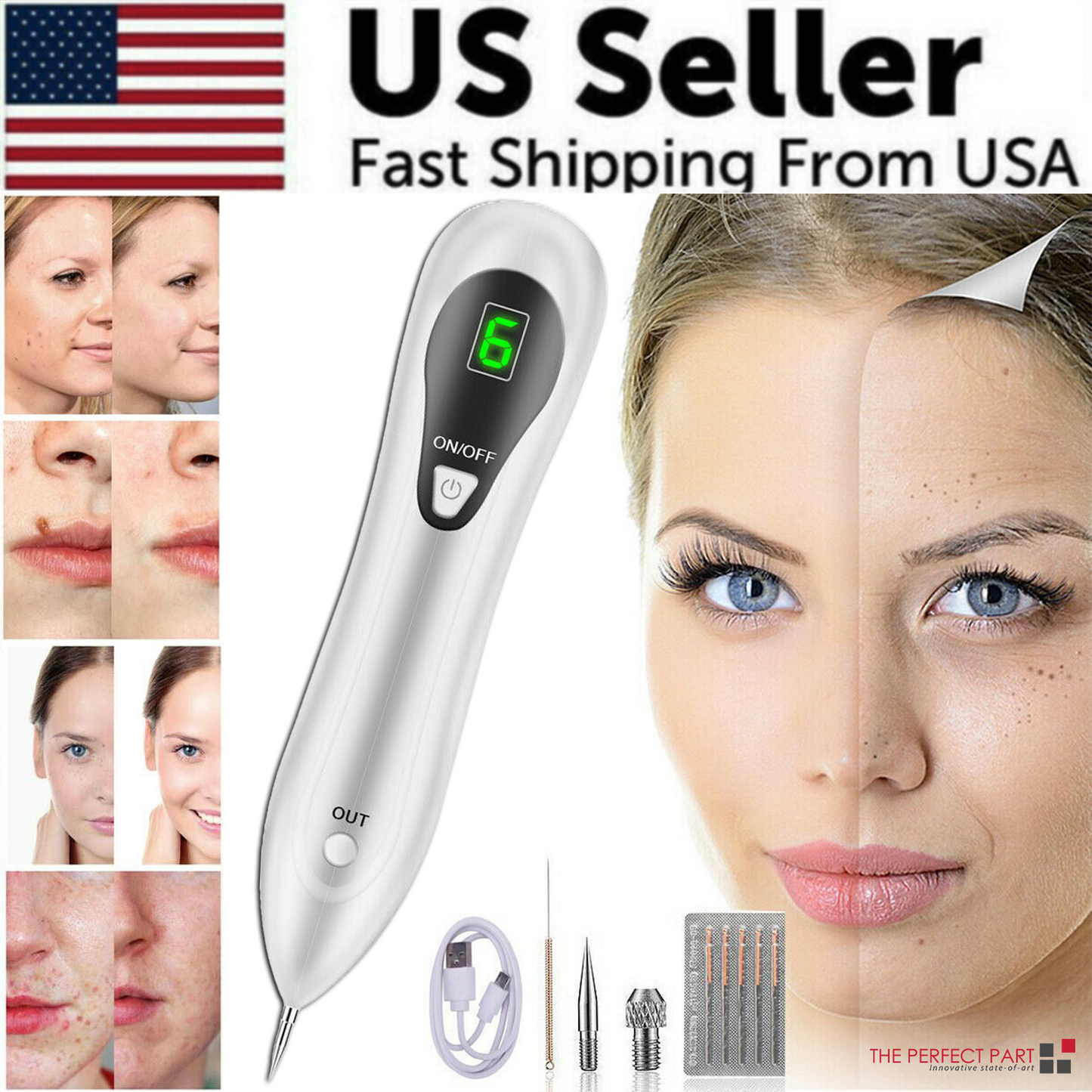 Electric Laser Plasma Pen Mole Removal Dark Spot Remover Skin Wart Tag