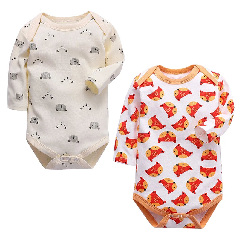 Baby Bodysuit Newborn 100% Cotton Body Baby Long Sleeve Underwear Infant Boys Girls Clothes Baby's Sets