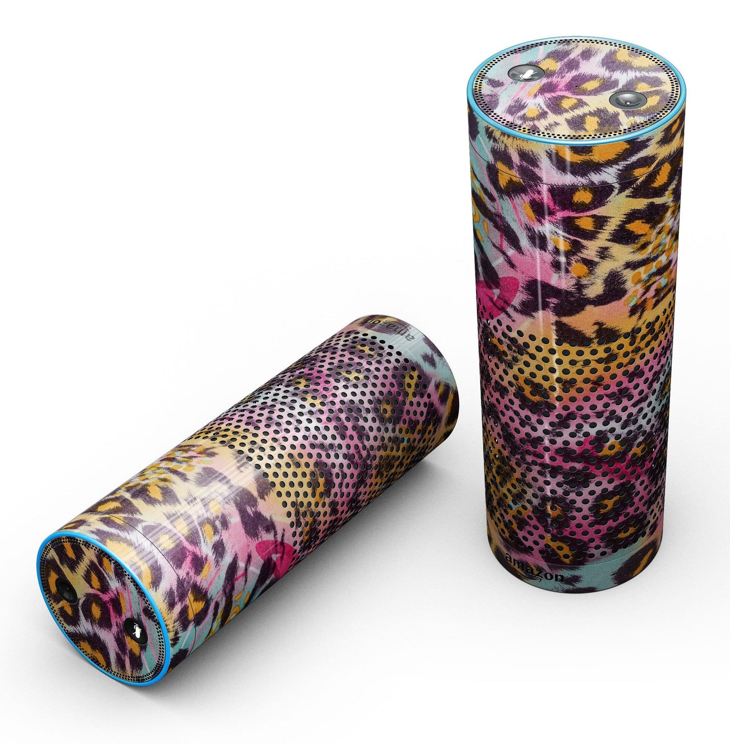 Rainbow Leopard Sherbert - Full-Body Skin-Kit for the Amazon Echo