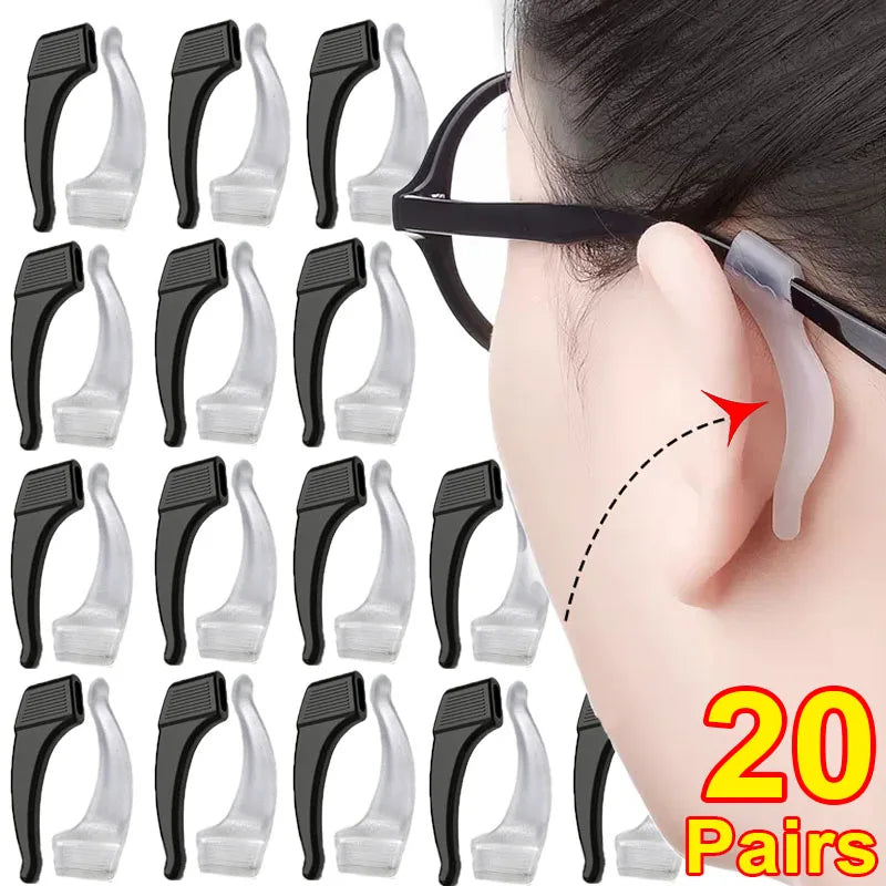 Anti Slip Ear Hook Eyeglass Eyewear Accessories Eye Glasses Silicone Grip Temple Tip Holder Spectacle Eyeglasses Grip