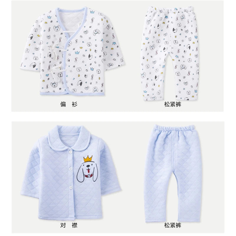 18pcs/set Newborn Clothes Suits 0-6M BabyToddler Clothing Sets Boys Girls Suit Cotton No Box