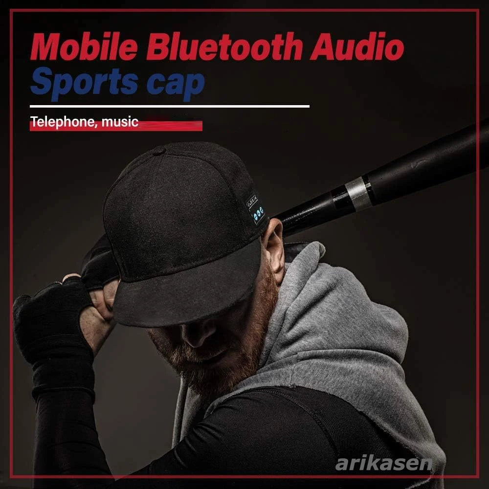 Hat with Bluetooth Speaker Adjustable Wireless Smart Speakerphone Cap for Outdoor Sport Wireless Bluetooth Baseball Cap with Mic